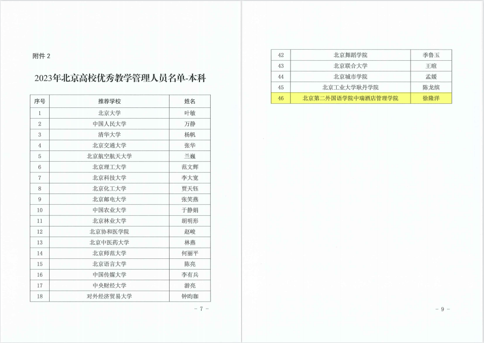 3年北京高校本科教学项目建设评选中获评！尊龙凯时注册喜报！中瑞多项成果在202(图3)